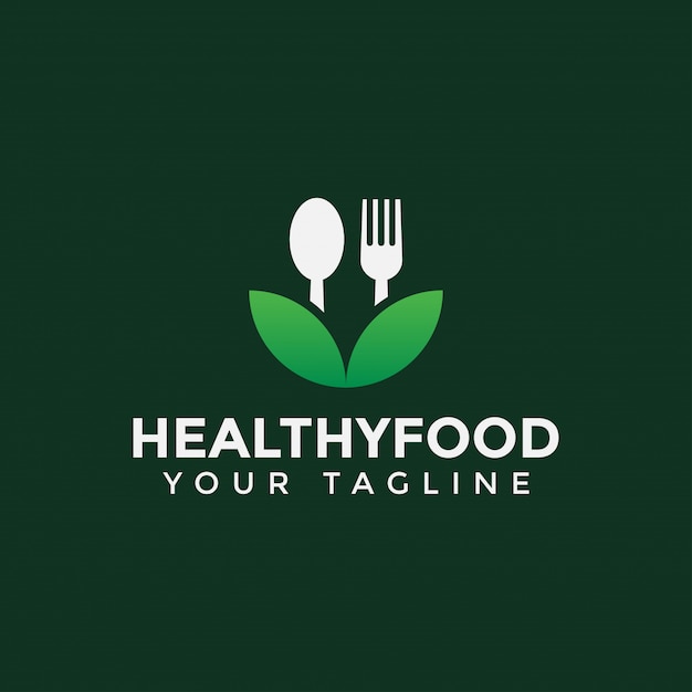 Download Free Leaf With Spoon Fork Healthy Food Restaurant Logo Design Use our free logo maker to create a logo and build your brand. Put your logo on business cards, promotional products, or your website for brand visibility.