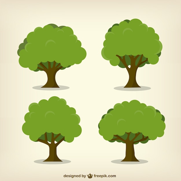 Download Leafy trees Vector | Free Download