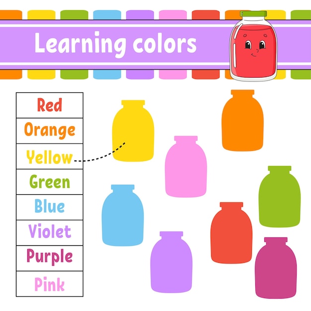 Premium Vector | Learning Colors For Kids