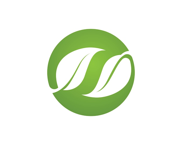 Forskel konsonant nægte Premium Vector | Leaves green nature logo and symbols