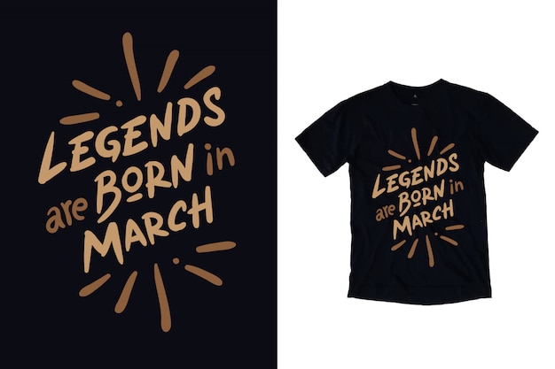 born in march t shirt