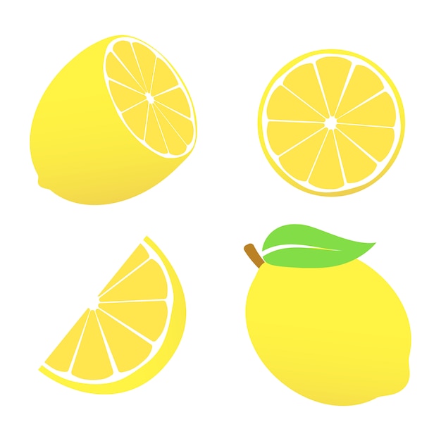 Premium Vector | Lemon icon sign. style