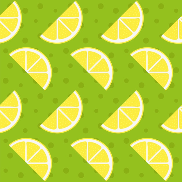 Free Vector | Lemon pattern background