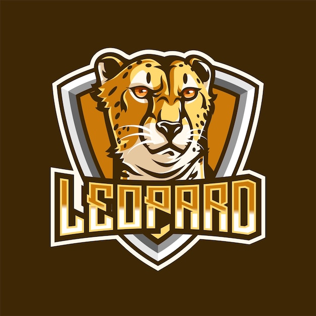 Premium Vector | Leopard mascot logo for esport and sport