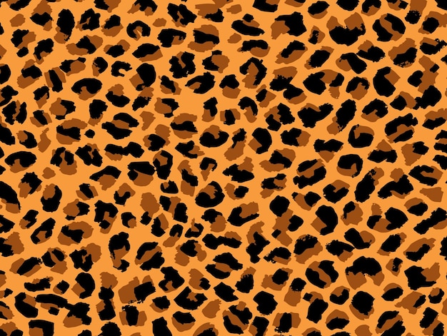 Free Vector Leopard Skin Texture