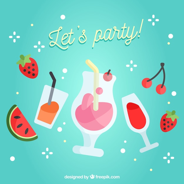 Let's party background