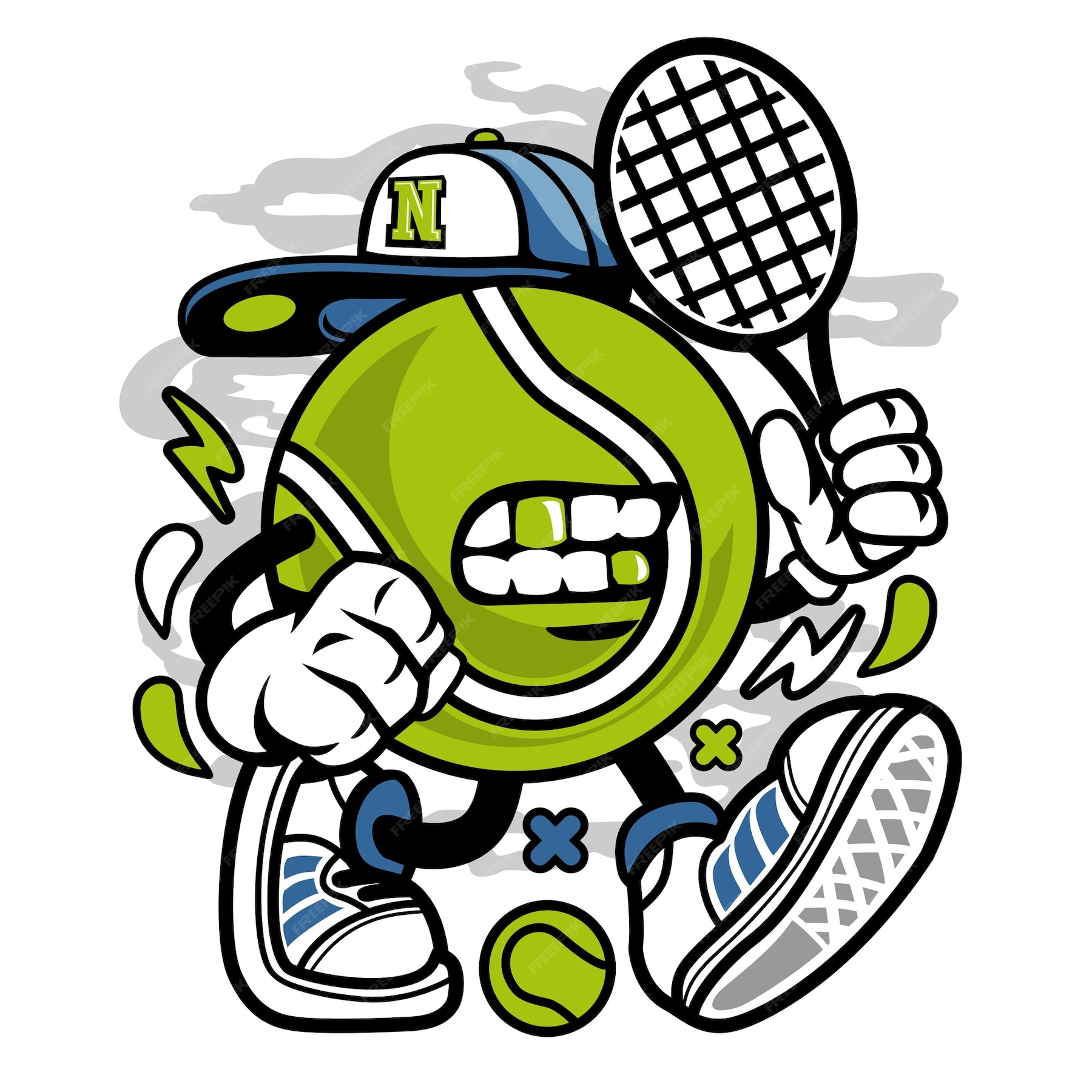 premium-vector-let-s-play-tennis