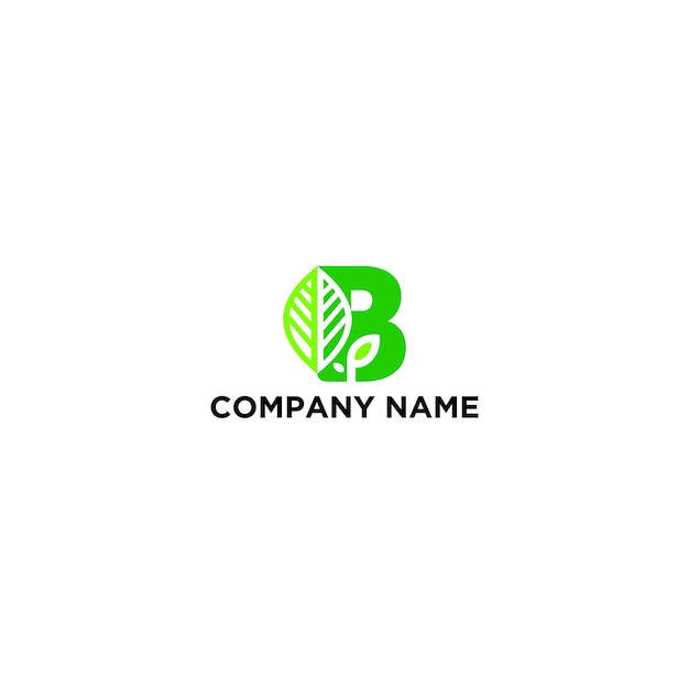 Premium Vector | Letter B Organic Logo Template