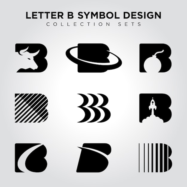 Premium Vector | Letter B Symbol Design Collections