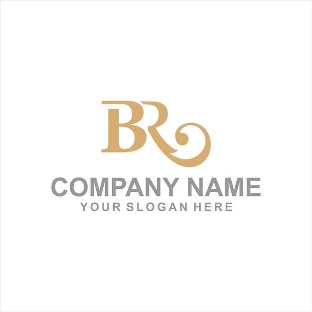 Download Free Letter Br Logo Premium Vector Use our free logo maker to create a logo and build your brand. Put your logo on business cards, promotional products, or your website for brand visibility.