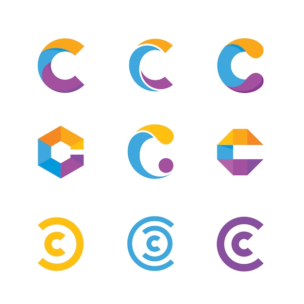 Premium Vector Letter C Logo Collection