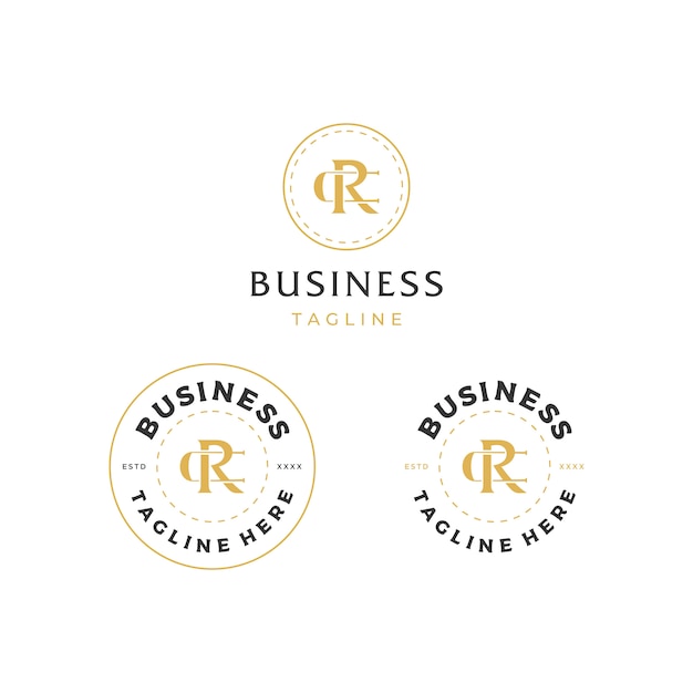 Download Free Letter Cr Rc Logo Design Premium Vector Use our free logo maker to create a logo and build your brand. Put your logo on business cards, promotional products, or your website for brand visibility.