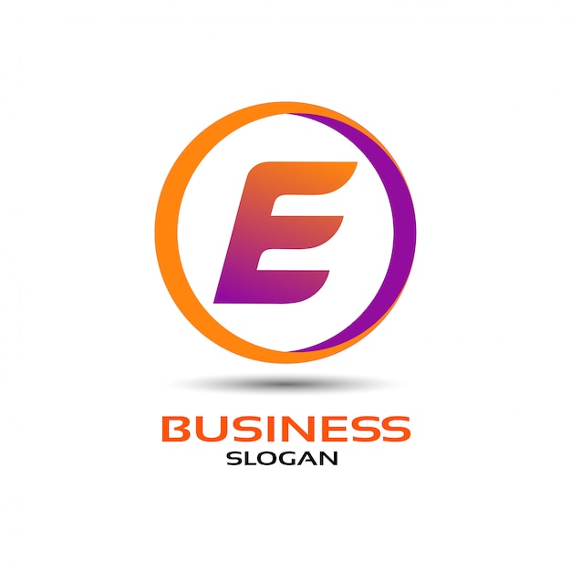 Download Free Letter E Logo Design With Circle Premium Vector Use our free logo maker to create a logo and build your brand. Put your logo on business cards, promotional products, or your website for brand visibility.