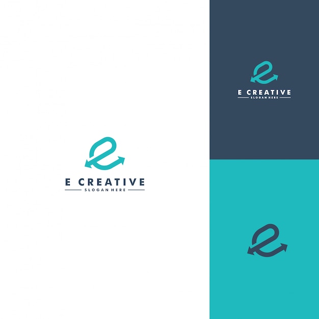 Download Free Letter E Logo Template Premium Vector Use our free logo maker to create a logo and build your brand. Put your logo on business cards, promotional products, or your website for brand visibility.
