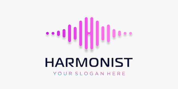 Download Free Letter H With Pulse Harmony Music Element Logo Template Use our free logo maker to create a logo and build your brand. Put your logo on business cards, promotional products, or your website for brand visibility.