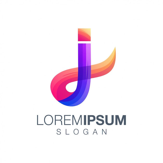 Download Free Letter J Gradient Color Logo Design Premium Vector Use our free logo maker to create a logo and build your brand. Put your logo on business cards, promotional products, or your website for brand visibility.