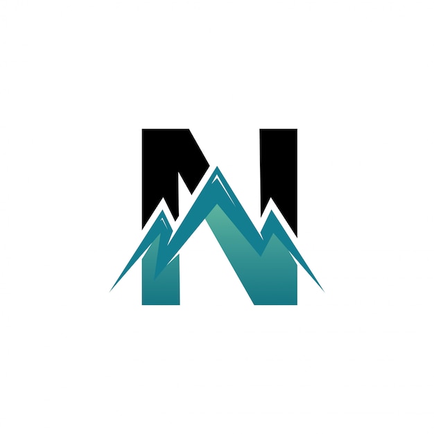 Download Free Letter N Mountain Logo Premium Vector Use our free logo maker to create a logo and build your brand. Put your logo on business cards, promotional products, or your website for brand visibility.