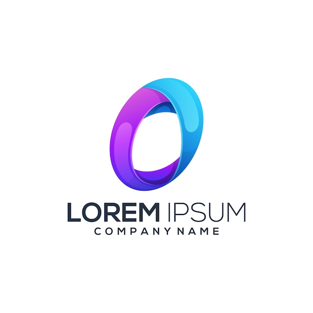 Download Free Letter O Gradient Logo Design Premium Vector Use our free logo maker to create a logo and build your brand. Put your logo on business cards, promotional products, or your website for brand visibility.