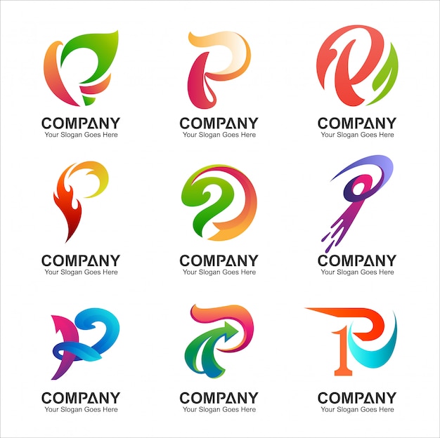 Download Free Letter P Logo Set Premium Vector Use our free logo maker to create a logo and build your brand. Put your logo on business cards, promotional products, or your website for brand visibility.