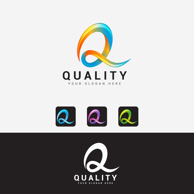 Premium Vector | Letter q logo design vector template