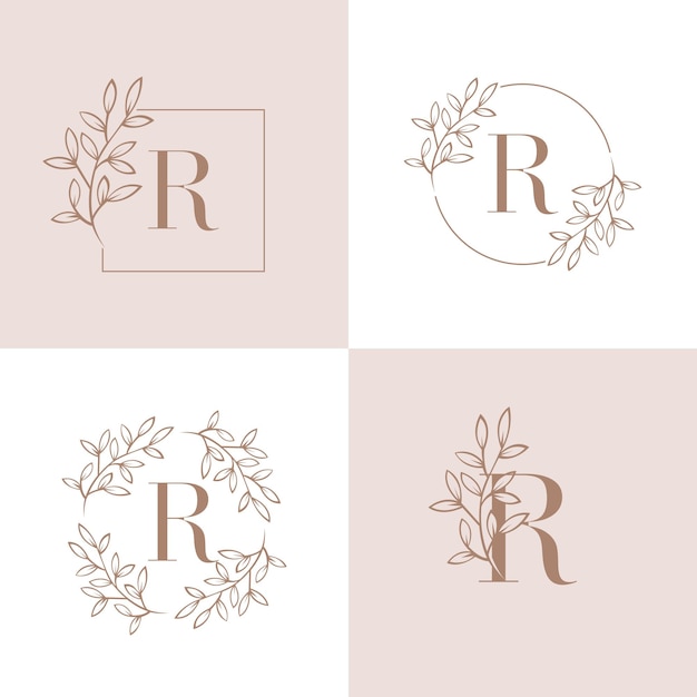Download Free Letter R Logo Design With Orchid Leaf Element Premium Vector Use our free logo maker to create a logo and build your brand. Put your logo on business cards, promotional products, or your website for brand visibility.