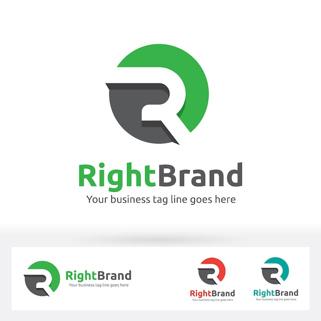 Download Free Letter R Logo Letter R In The Circle Shape With Flat Shadow Use our free logo maker to create a logo and build your brand. Put your logo on business cards, promotional products, or your website for brand visibility.