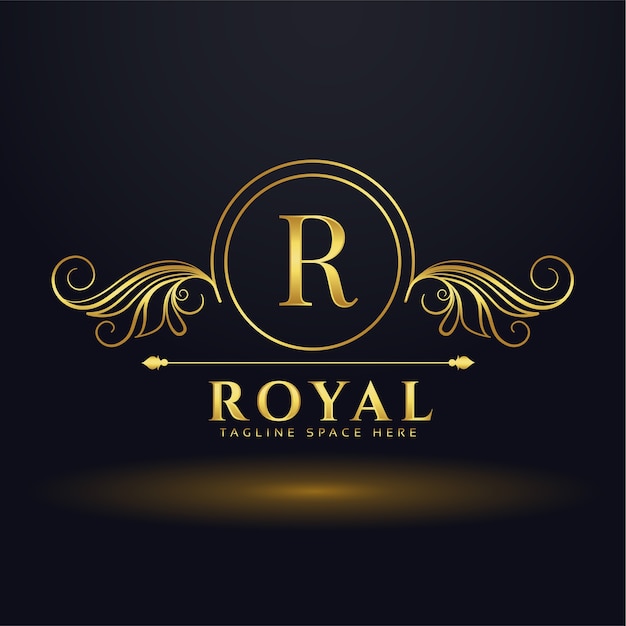 Free Vector Letter R Royal Luxury Logo For Your Brand