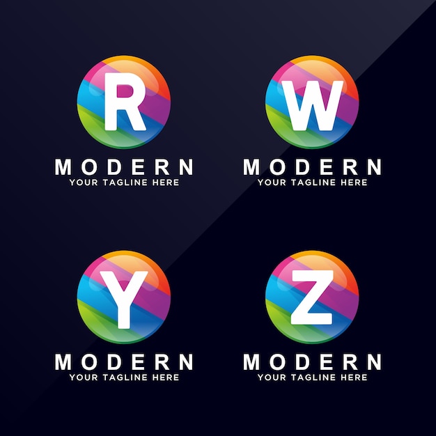 Download Free Letter R W Y Z Colorful Logo Design Premium Vector Use our free logo maker to create a logo and build your brand. Put your logo on business cards, promotional products, or your website for brand visibility.
