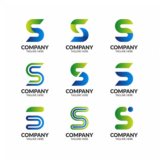 Download Free Letter S Logo Collection Premium Vector Use our free logo maker to create a logo and build your brand. Put your logo on business cards, promotional products, or your website for brand visibility.