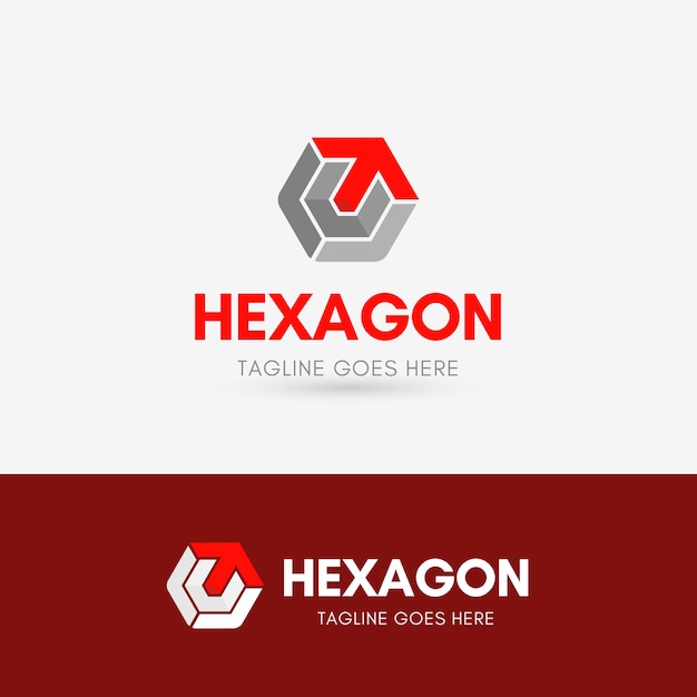 Letter t hexagon logo Premium Vector