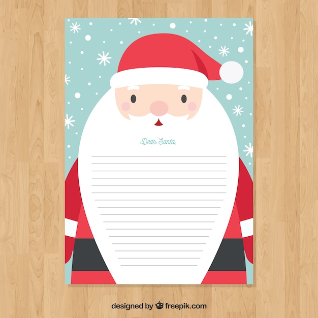 Download Vector Lovely Letter Of Santa Claus With Envelope And Pen Vectorpicker