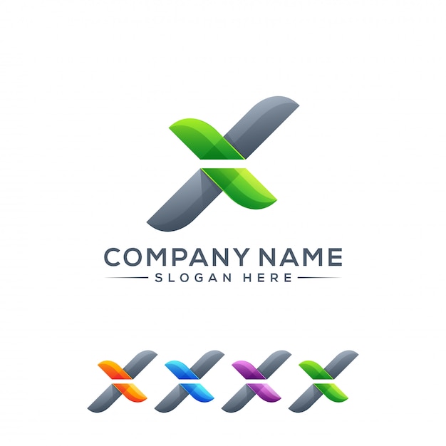 Download Free Letter X Logo Design Ready To Use Premium Vector Use our free logo maker to create a logo and build your brand. Put your logo on business cards, promotional products, or your website for brand visibility.
