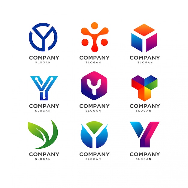 Premium Vector | Letter y logo design template