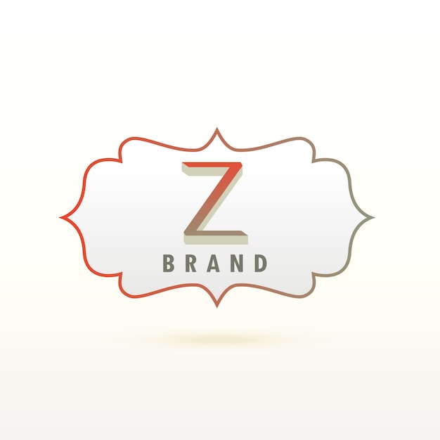 Download Free Download Free Letter Z Logo With Ornamental Frame Vector Freepik Use our free logo maker to create a logo and build your brand. Put your logo on business cards, promotional products, or your website for brand visibility.