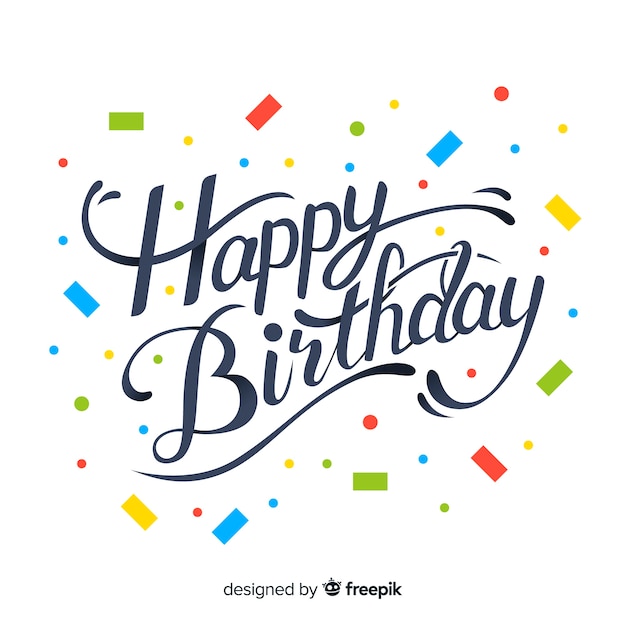 Download Happy Birthday Fonts Vectors, Photos and PSD files | Free ...