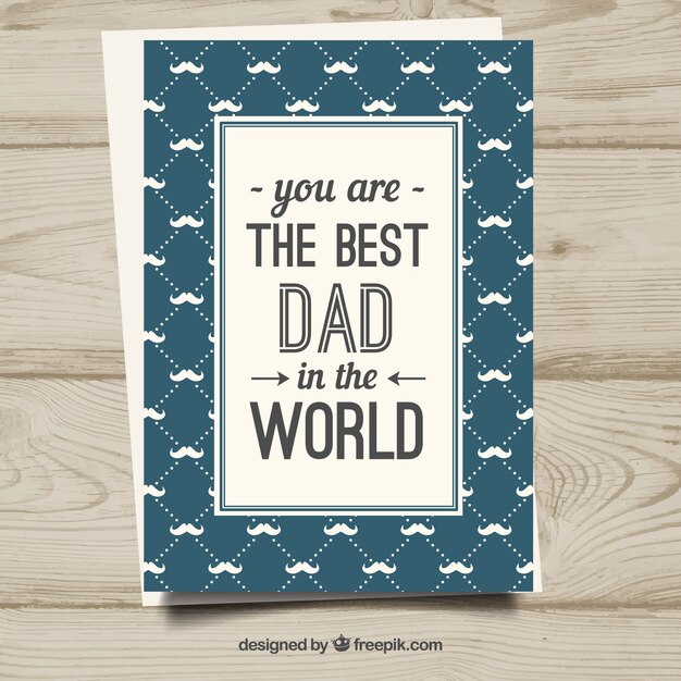 287 Happy Fathers Day Card Svg Free SVG PNG EPS DXF File