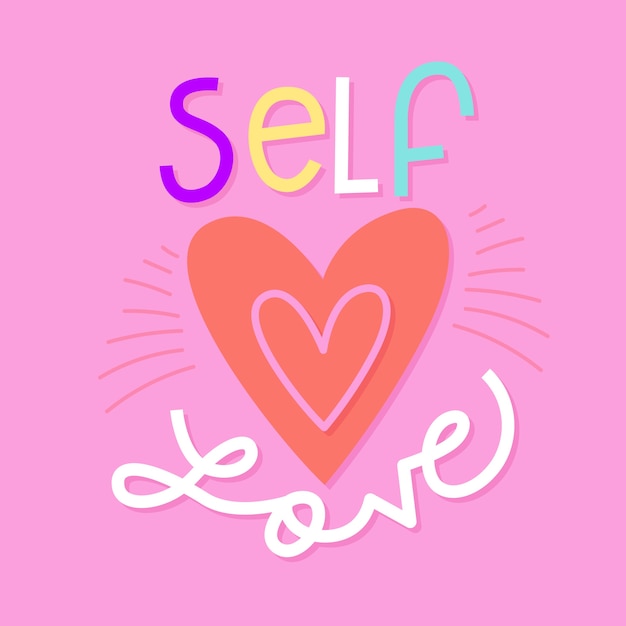 Download Lettering self love | Free Vector