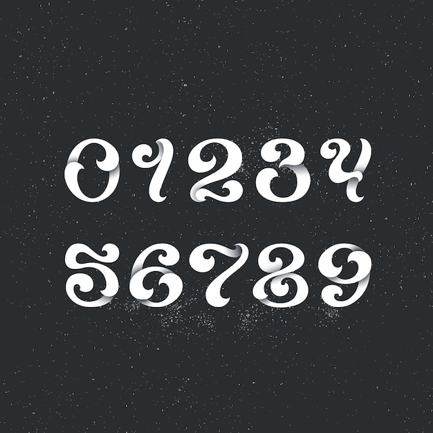 Arabic numbers fonts download