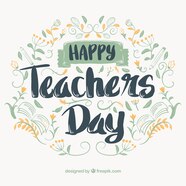 Free Vector Lettering World Teachers Day