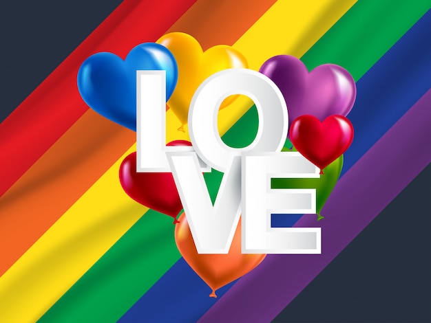gay pride rainbow vector