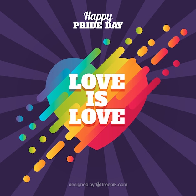 Lgbt pride background in pixel style Free Vector