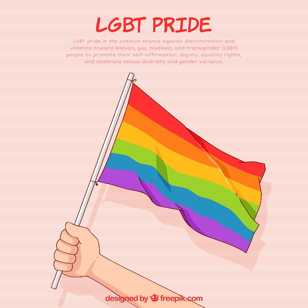 gay pride background pattern