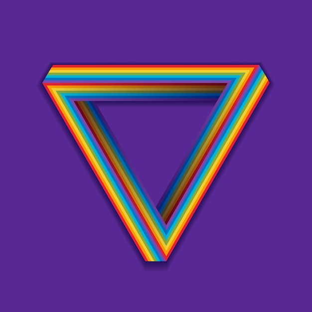 what is gay pride symbol triangle