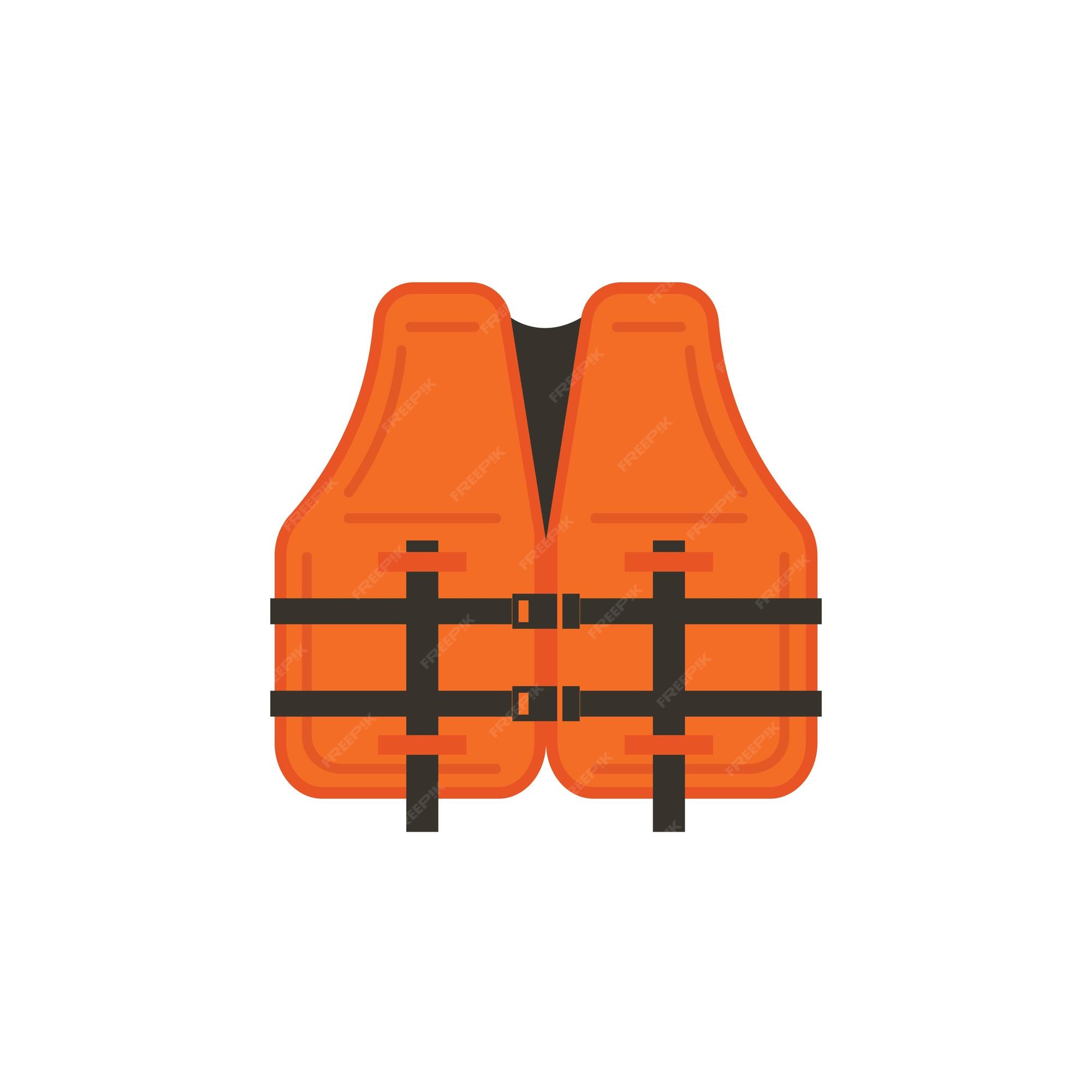 Premium Vector | Life jacket icon vector illustration design template web