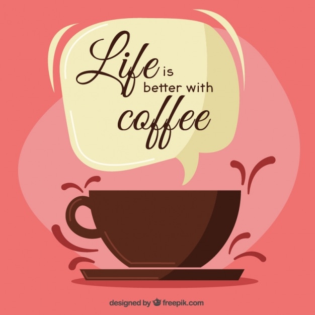 Life's better with coffee Vector | Free Download