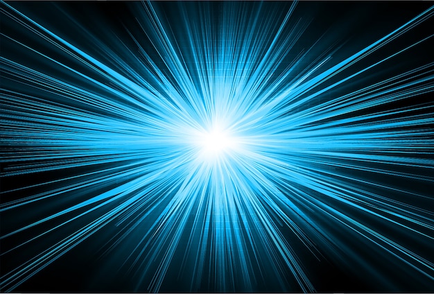 Premium Vector | Light blue zoom abstract background