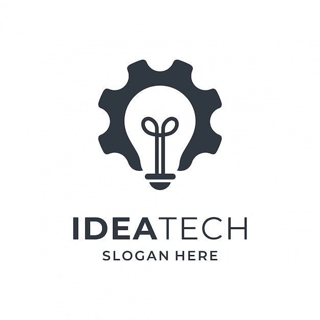 Download Free Light Bulb And Gear Logo Concept For Tecnology Company Premium Use our free logo maker to create a logo and build your brand. Put your logo on business cards, promotional products, or your website for brand visibility.