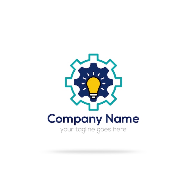 Download Free Light Bulb And Gear Logo Design Free Vector Use our free logo maker to create a logo and build your brand. Put your logo on business cards, promotional products, or your website for brand visibility.