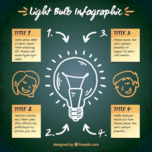 free-vector-light-bulb-infographic-template