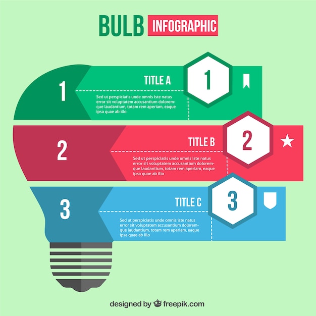 free-vector-light-bulb-infographic-template